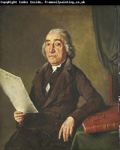 Wybrand Hendriks Portret van Jacob de Vos Sr. (1736-1833), kunstverzamelaar te Amsterdam